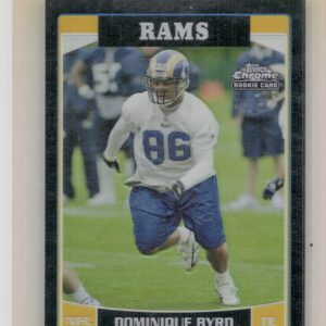 2006 Topps Chrome Dominique Byrd Black Refractors /199 #217 Rams