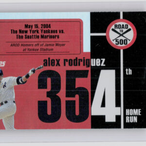 2007 Bowman Heritage Alex Rodriguez #ARHR354 Yankees Alex Rodriguez: Road to 500