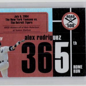 2007 Bowman Heritage Alex Rodriguez #ARHR365 Yankees Alex Rodriguez: Road to 500