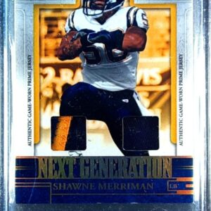 2007 Donruss Gridiron Gear Shawne Merriman /50 JSY #NG-28 Chargers