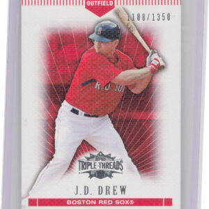2007 Topps Triple Threads J.D. Drew SN1350 #44 Sox