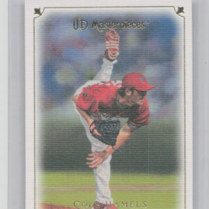 2007 Upper Deck Masterpieces Cole Hamels #58 Phillies