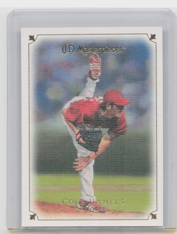2007 Upper Deck Masterpieces Cole Hamels #58 Phillies
