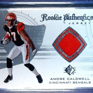 2008 SP Authentic Andre Caldwell JSY #RA-3 Bengals Rookie Authentics Jerseys