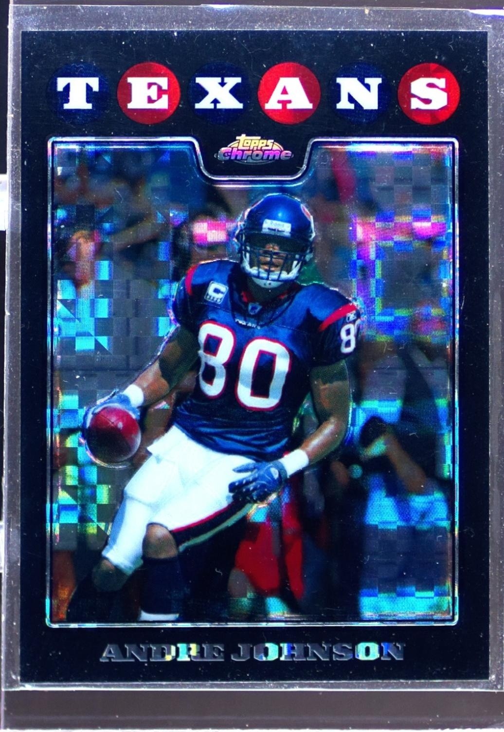 2008 Topps Chrome Andre Johnson Xfractors #TC77 Texans