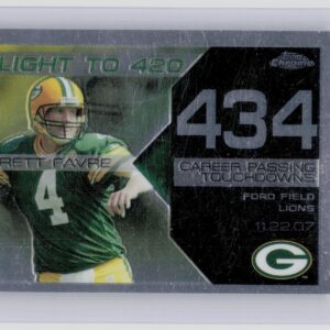 2008 Topps Chrome Brett Favre #BFC-434 Packers Brett Favre Collection