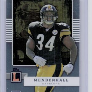 2008 Topps Letterman Rashard Mendenhall /419 RC #63 Steelers