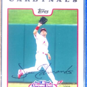 2008 Topps Opening Day Jim Edmonds White /2199 #82 Cardinals