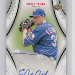 2009 Upper Deck Signature Stars Scott Feldman AU #134 Rangers