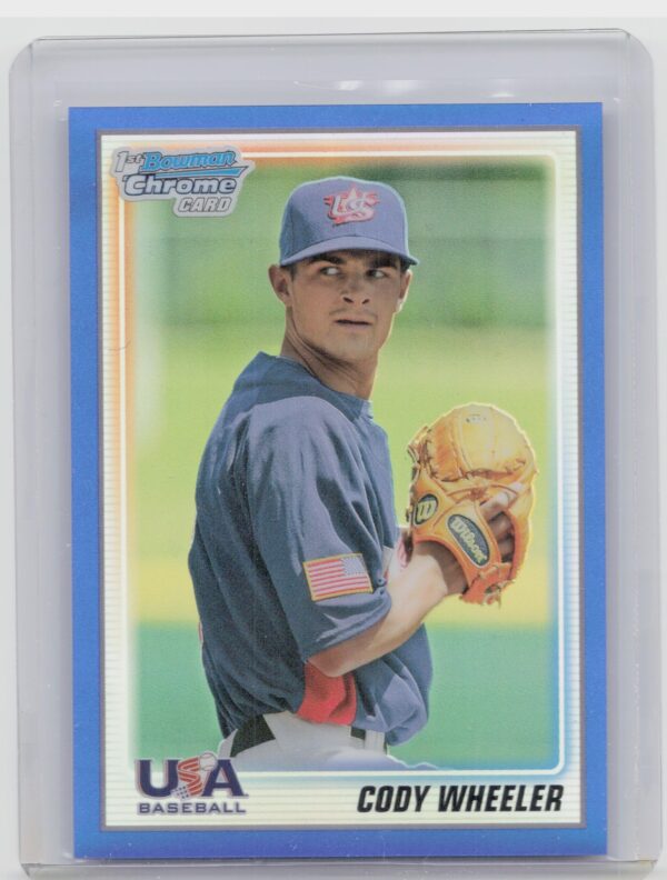 2010 Bowman Chrome Cody Wheeler #USA-BC18 USA /250 Blue Refractors