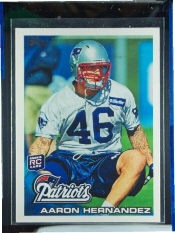 2010 Topps Aaron Hernandez RC #96 Patriots