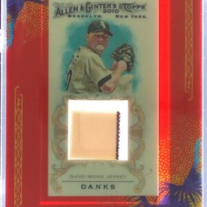 2010 Topps Allen & Ginter John Danks JSY #AGR-JD Sox Framed Mini Relics