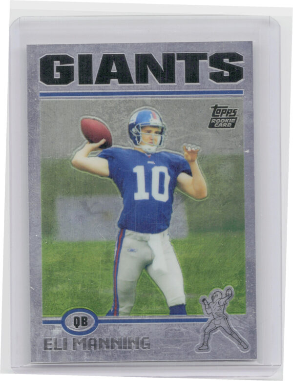2010 Topps Chrome Eli Manning #350 Giants Anniversary Reprints