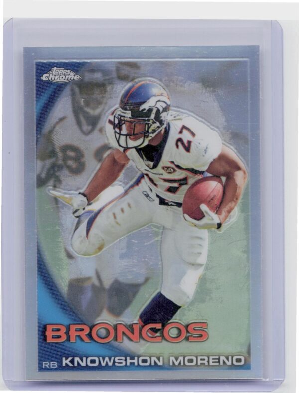 2010 Topps Chrome Knowshon Moreno Refractors #C83 Broncos