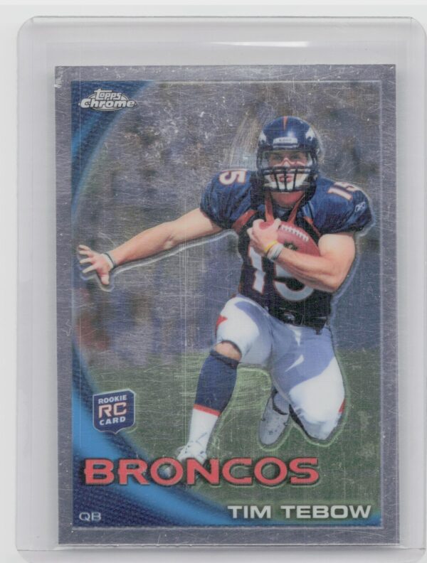 2010 Topps Chrome Tim Tebow RC #C100 Broncos
