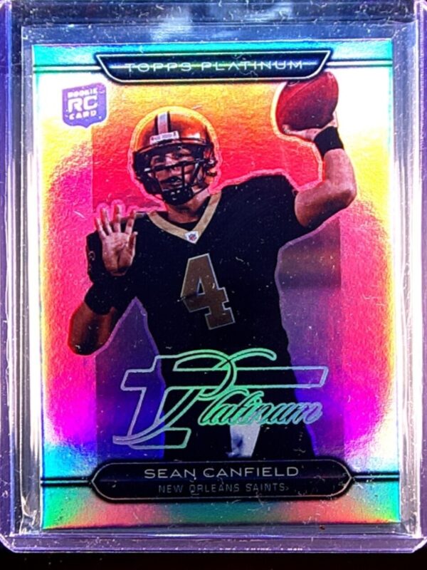 2010 Topps Platinum Sean Canfield Rookie Platinum Refractors #21 Saints