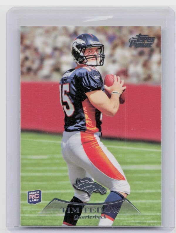 2010 Topps Prime Tim Tebow Retail RC #1 Broncos