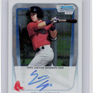 2011 Bowman Sean Coyle AU #BCP100 Sox Chrome Prospect Autographs