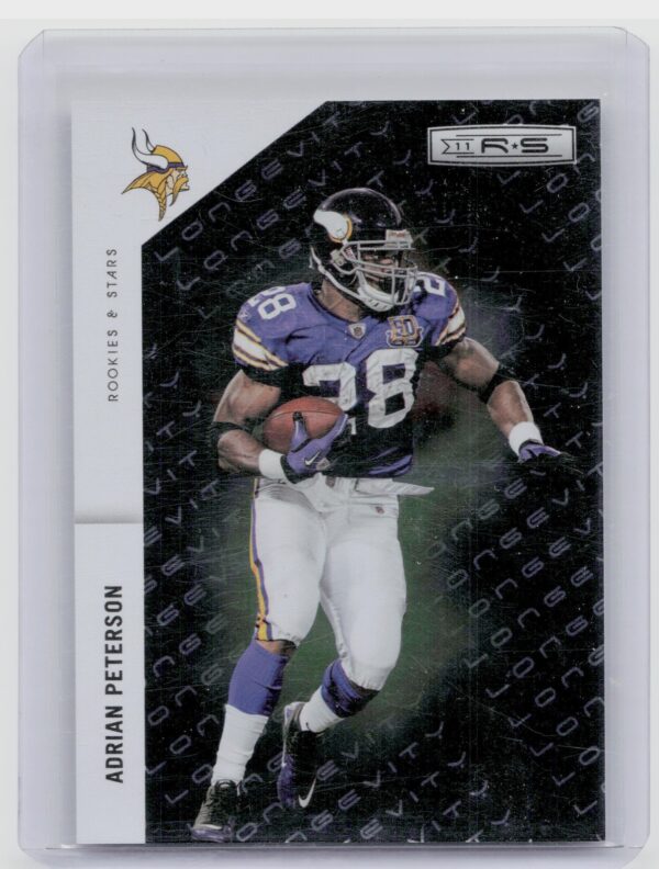 2011 Panini Rookies & Stars Adrian Peterson Longevity Silver /249 #82 Vikings