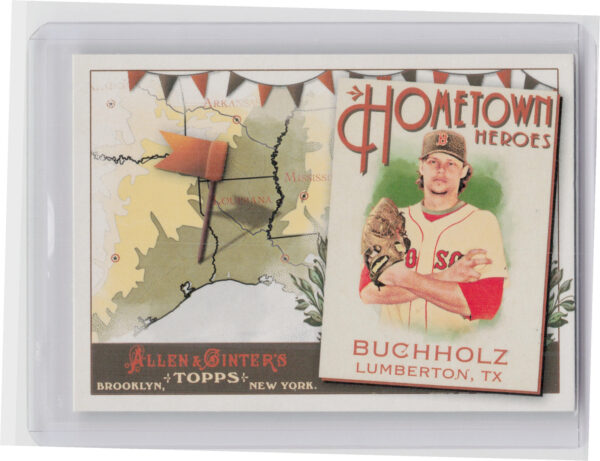 2011 Topps Allen & Ginter Clay Buchholz #HH98 Sox Hometown Heroes