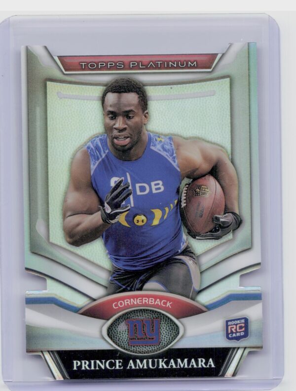 2011 Topps Platinum Prince Amukamara #PDC-PA Giants Die Cuts