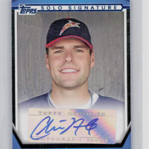 2011 Topps Pro Debut Chris Nowak AU SN199 #SSA-CN Stars Solo Signatures Blue