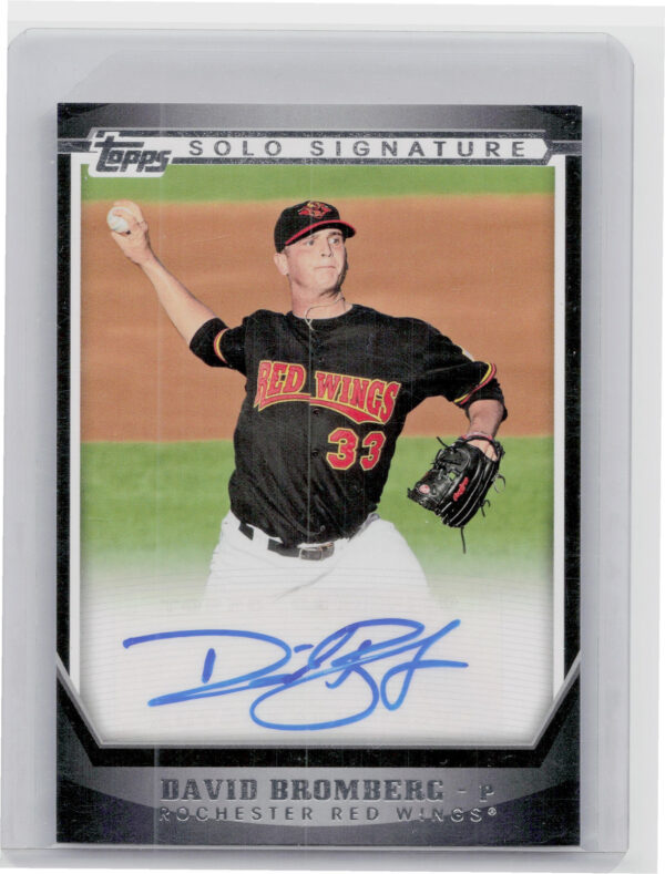 2011 Topps Pro Debut David Bromberg AU #SSA-DBR Wings Solo Signatures