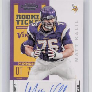 2012 Panini Contenders Matt Kalil AU RC VAR #165 Vikings