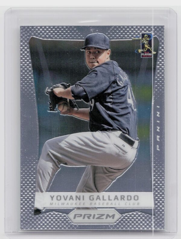 2012 Prizm Yovani Gallardo #62 Brewers