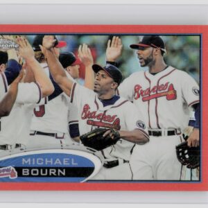 2012 Topps Chrome Michael Bourn Orange Refractors #113 Braves