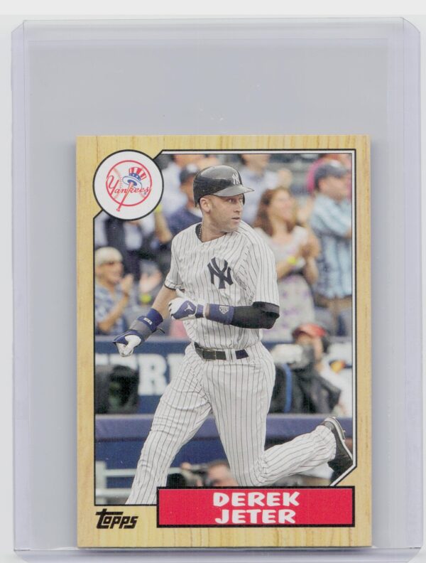 2012 Topps Derek Jeter #TM-16 Yankees 1987 Topps Minis