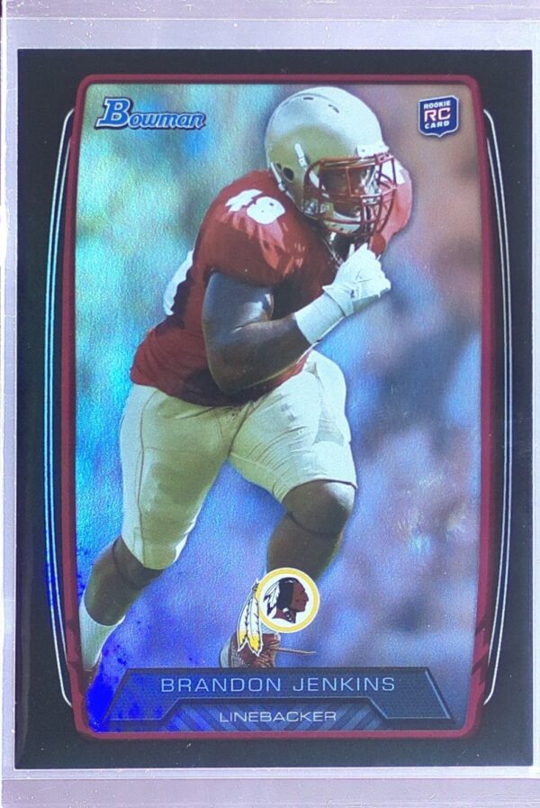 2013 Bowman Brandon Jenkins Black RC #146 Redskins
