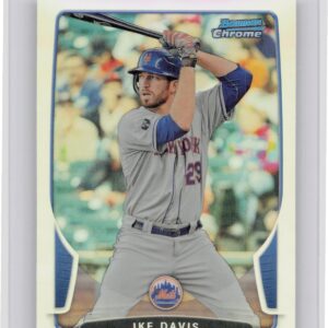 2013 Bowman Chrome Ike Davis Refractors #32 Mets
