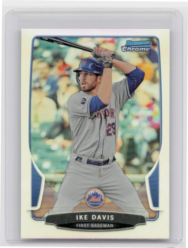 2013 Bowman Chrome Ike Davis Refractors #32 Mets