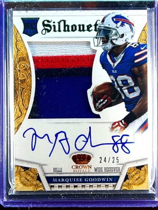 2013 Crown Royale Marquise Goodwin Green AUTO /25 JSY #225 Bills