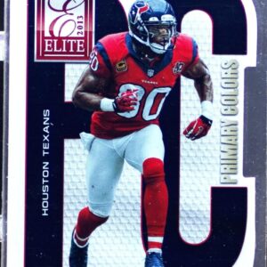 2013 Panini Elite Andre Johnson #12 Texans Primary Colors Silver