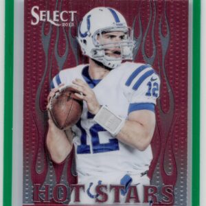 2013 Panini Select Andrew Luck #9 Colts Hot Stars Red