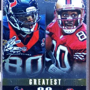 2013 Select Jerry Rice / Andre Johnson #9 Texans Greatest