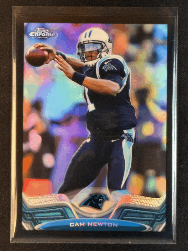 2013 Topps Chrome Cam Newton Black Refractor /299 Panthers #147
