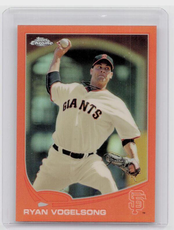 2013 Topps Chrome Ryan Vogelsong Orange Refractors #67 Giants