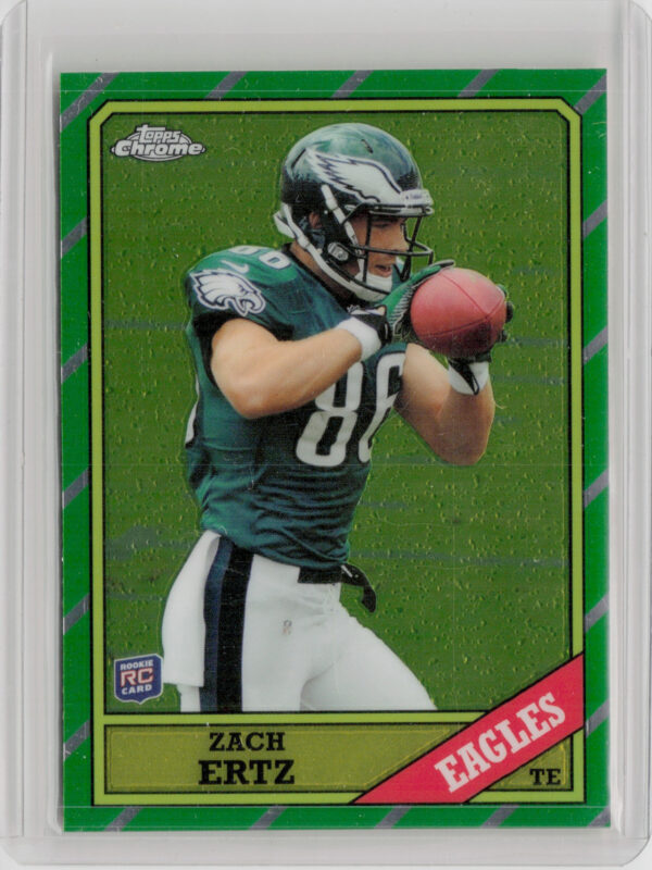 2013 Topps Chrome Zach Ertz #6 Eagles 1986