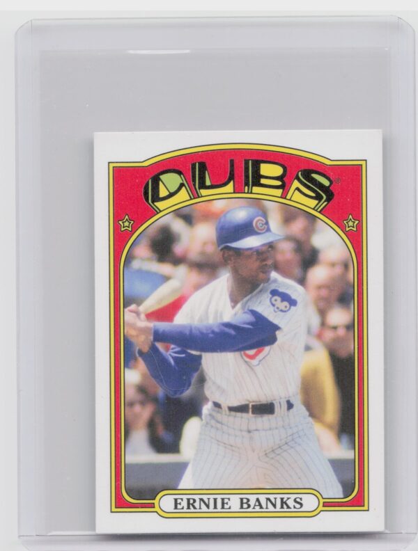 2013 Topps Ernie Banks #TM-98 Cubs 1972 Topps Minis