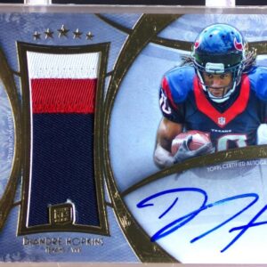 2013 Topps Five Star DeAndre Hopkins Auto /55 JSY #105 Texans RPA Gold