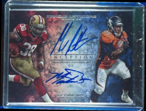 2013 Topps Inception Marcus Lattimore / Montee Ball AU SN25 #DRA-LB Broncos Dual