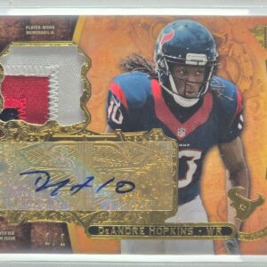 2013 Triple Threads DeAndre Hopkins #118 RPA 1/1 AU Patch RC Texans