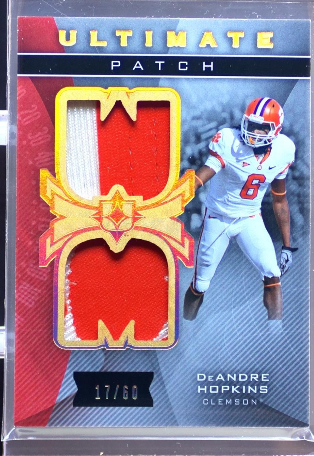 2013 UD Ultimate Collection DeAndre Hopkins /60 JSY RC #UJ-DH Ultimate Patch