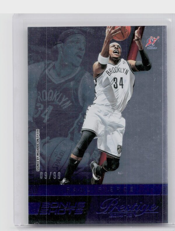 2014-15 Panini Prestige Paul Pierce Bonus Shots Blue /99 #129 Wizards