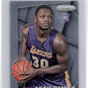 2014-15 Prizm Julius Randle Prizms Blue and Green Mosaic #257 Lakers