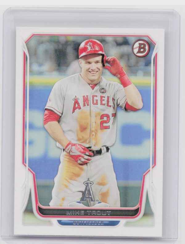 2014 Bowman Mike Trout #168 Angels