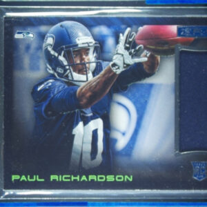 2014 Panini Rookies & Stars Paul Richardson MEM #33 Seahawks Rookie Materials